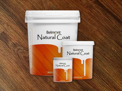 Belmont Natural Coat Wood Clear Doff