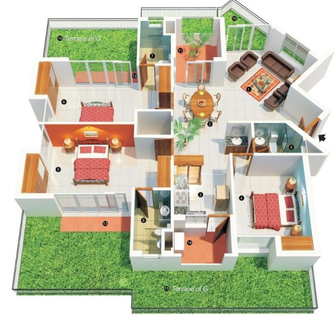 Kombinasi Rumah Minimalis dengan Area Hijau