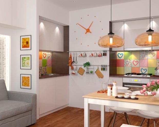 desain dapur dan ruang makan terbuka minimalis