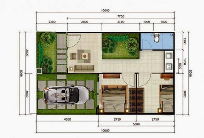 desain rumah minimalis modern type 36 1 lantai