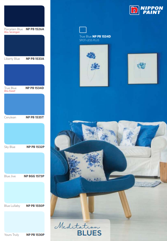 Katalog Cat Nippon Paint Warna Biru