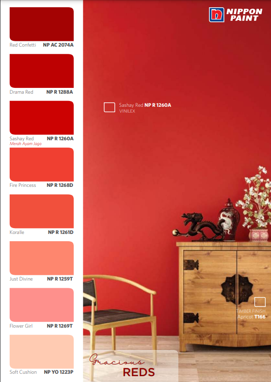 Katalog Cat Nippon Paint Warna Merah