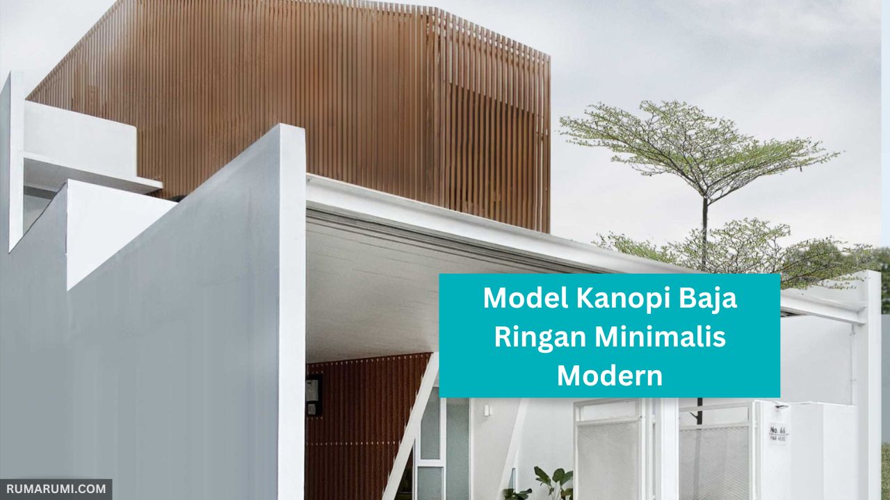 model kanopi baja ringan minimalis modern
